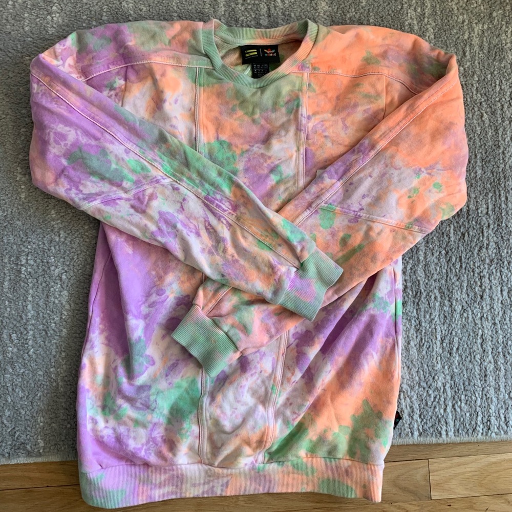 Adidas x Pharrell Williams tie dye sweatshirt